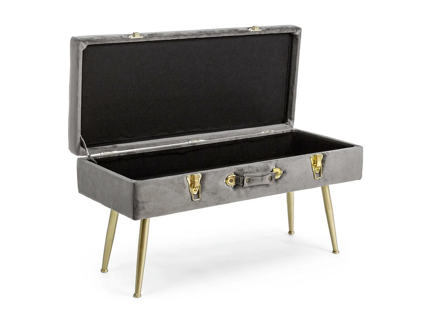 Banc coffre en velours - JULIA