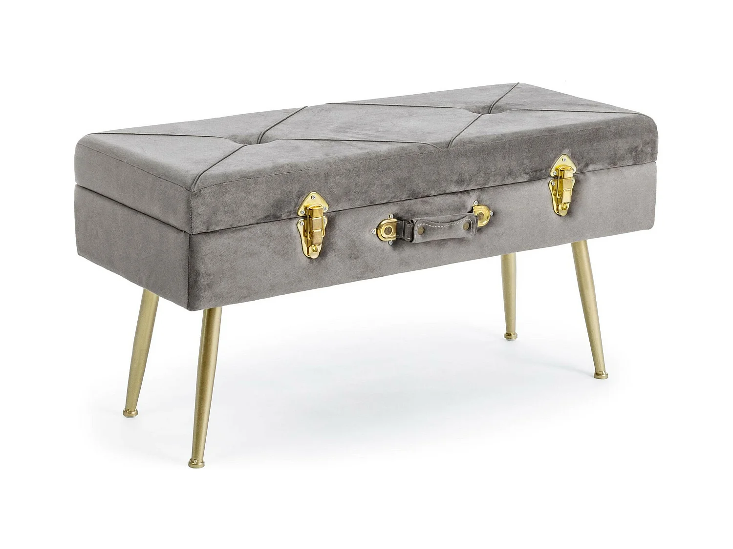 Banc coffre en velours - JULIA