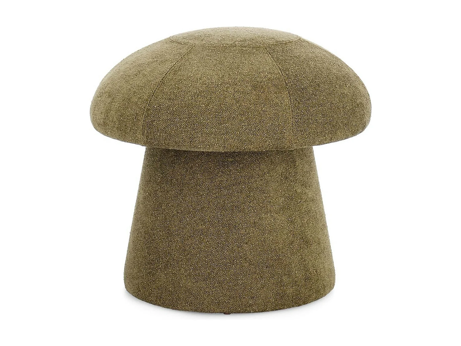 Pouf rond en tissu avec rangement D45 - CHUPS