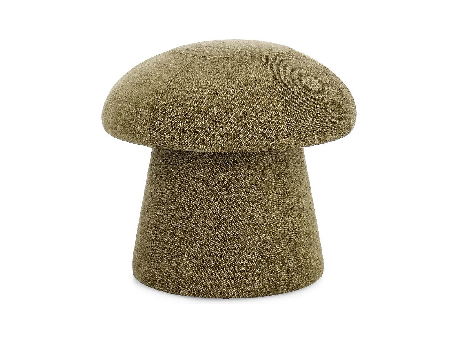 Pouf rond en tissu avec rangement D45 - CHUPS