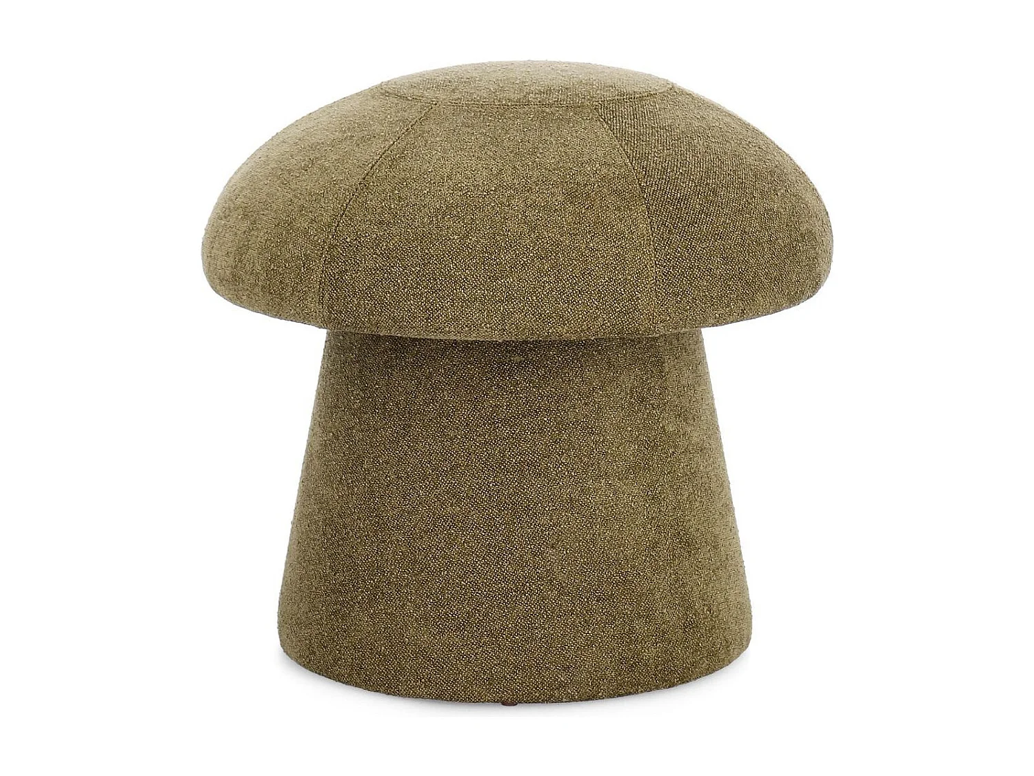 Pouf rond en tissu avec rangement D45 - CHUPS