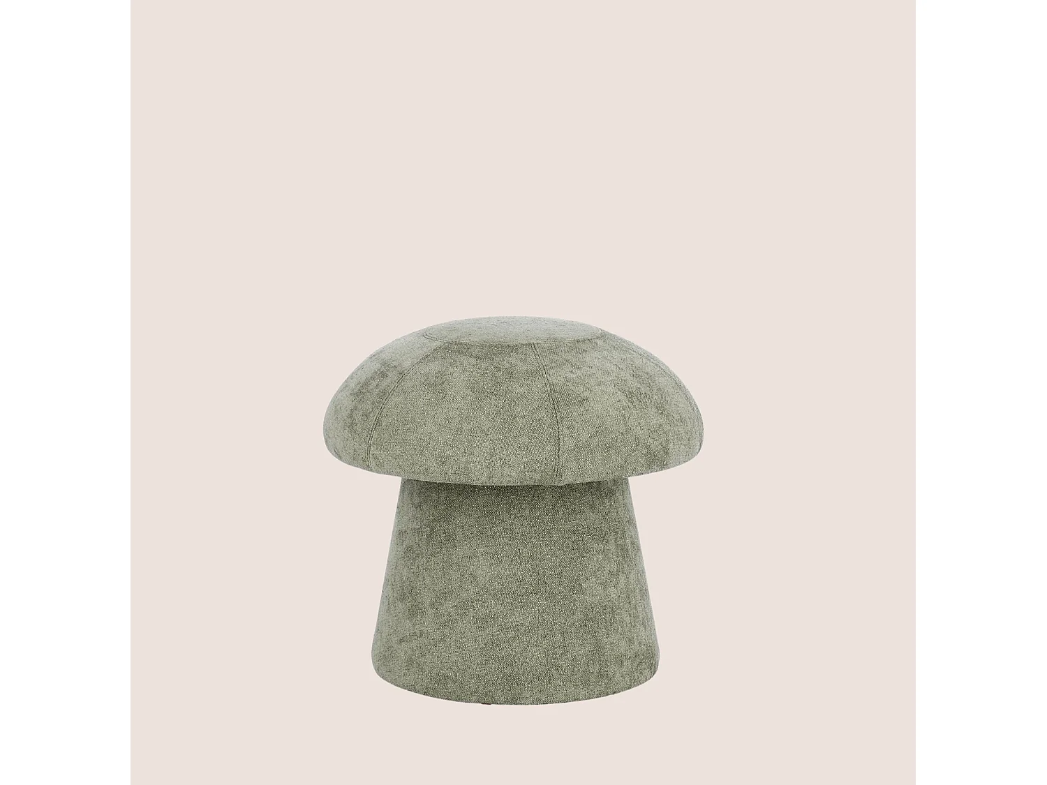 Pouf rond en tissu avec rangement D45 - CHUPS