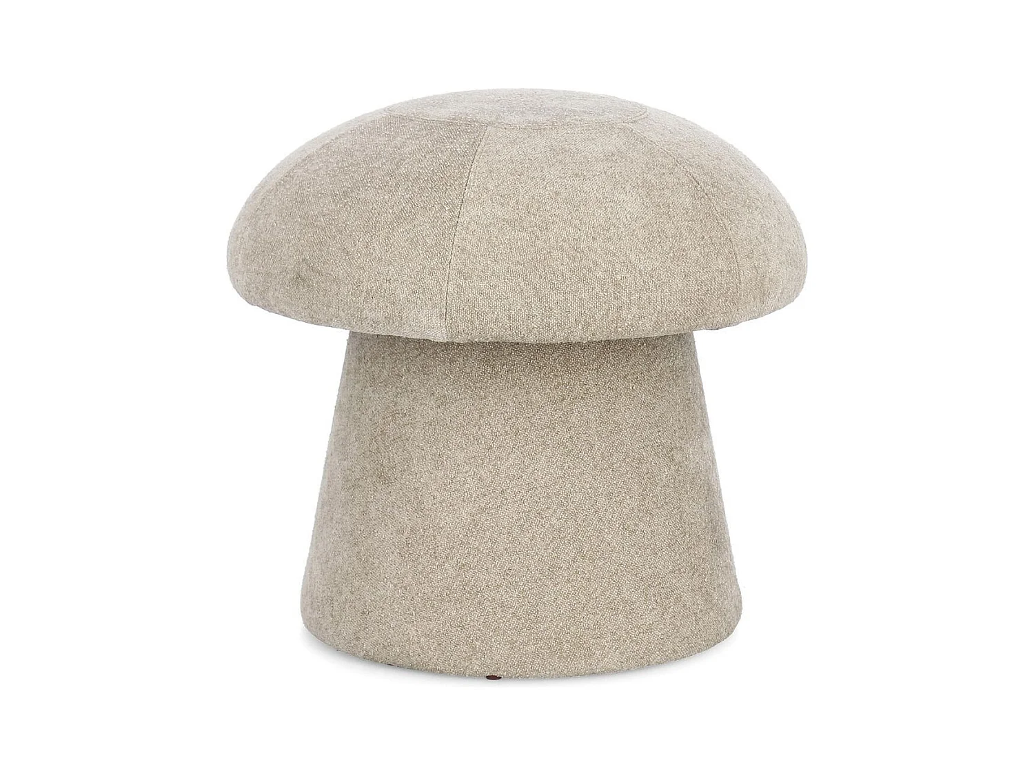 Pouf rond en tissu avec rangement D45 - CHUPS