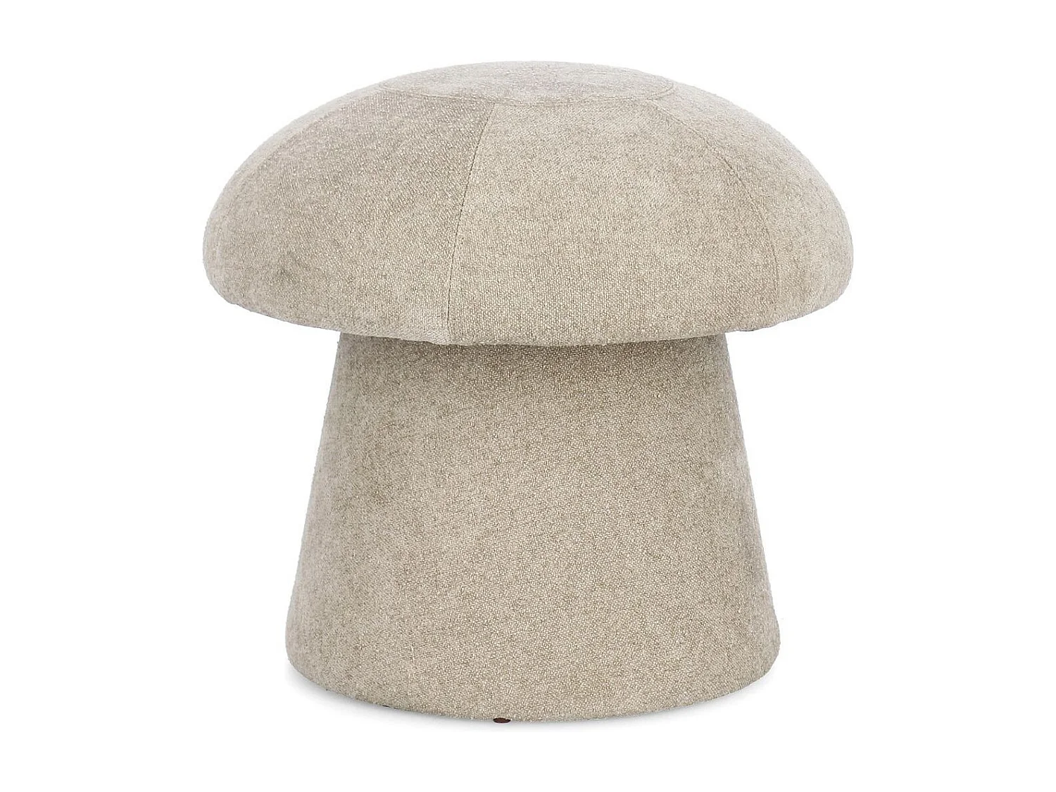Pouf rond en tissu avec rangement D45 - CHUPS