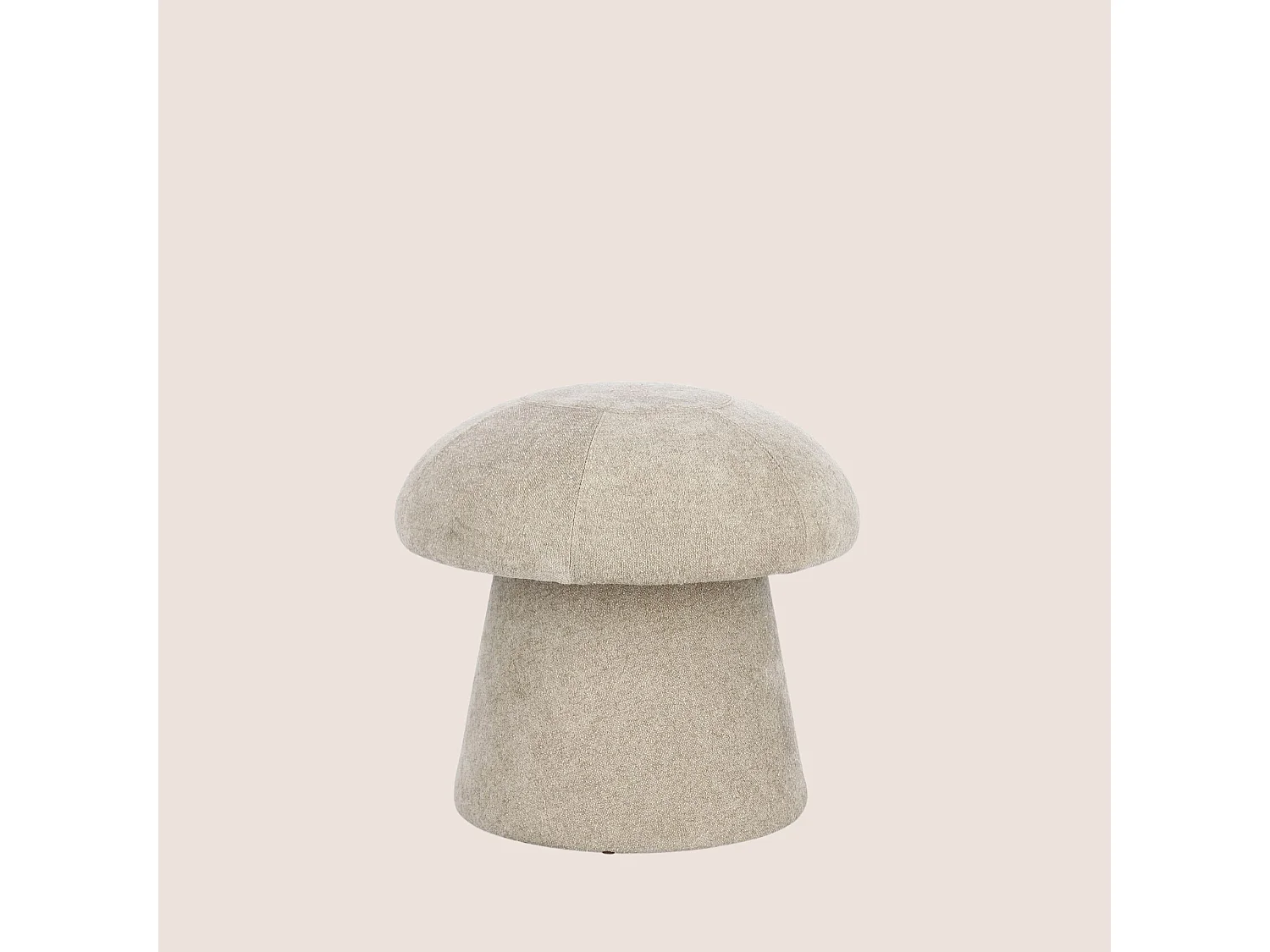 Pouf rond en tissu avec rangement D45 - CHUPS