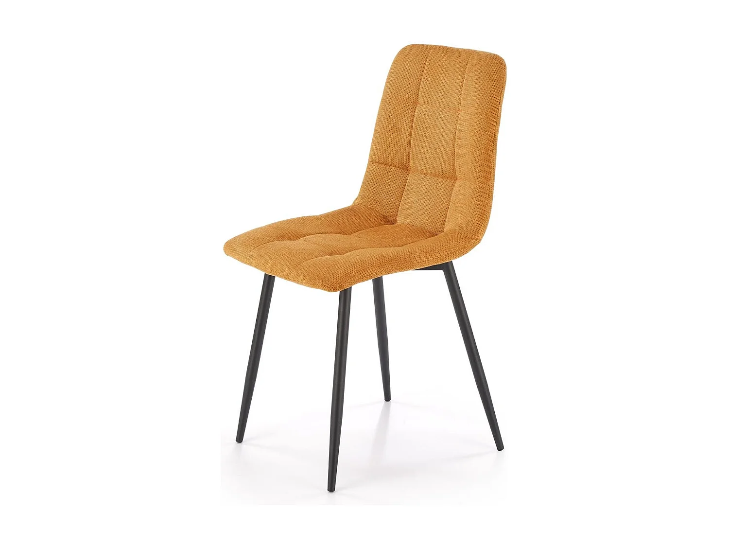 Krzesło tapicerowane K560 musztardowe