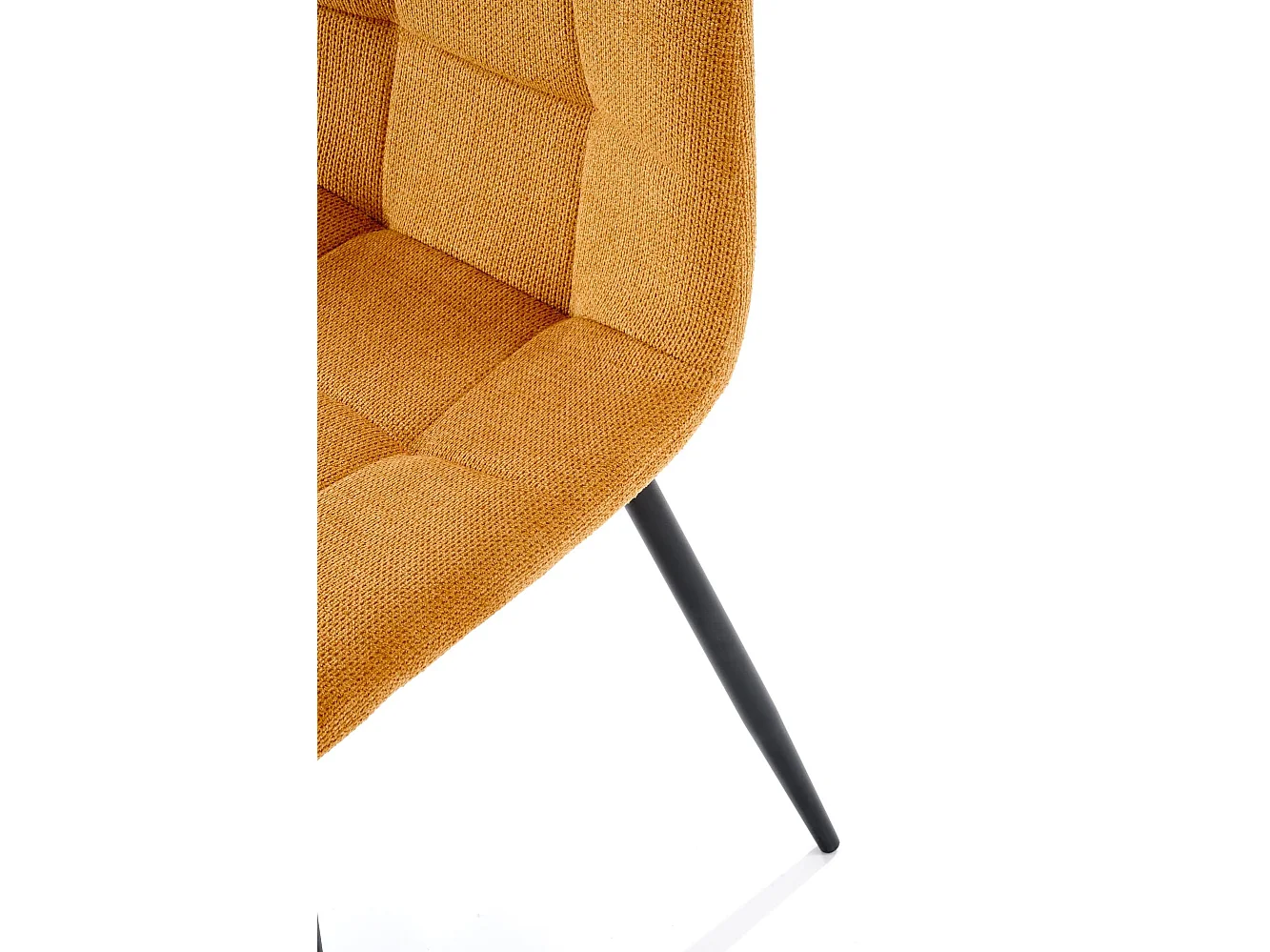 Krzesło tapicerowane K560 musztardowe