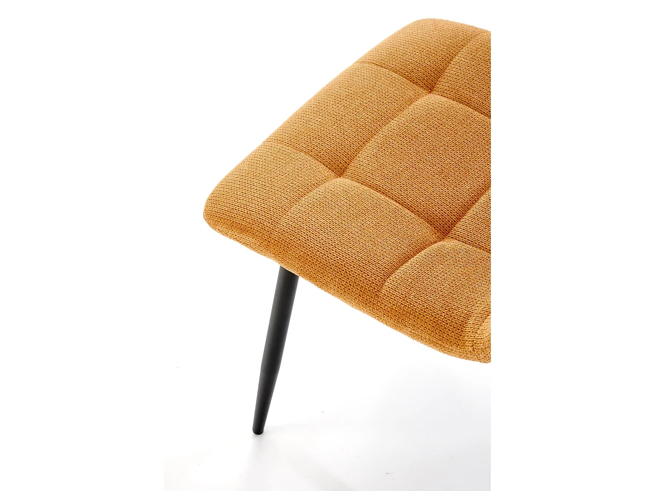 Krzesło tapicerowane K560 musztardowe