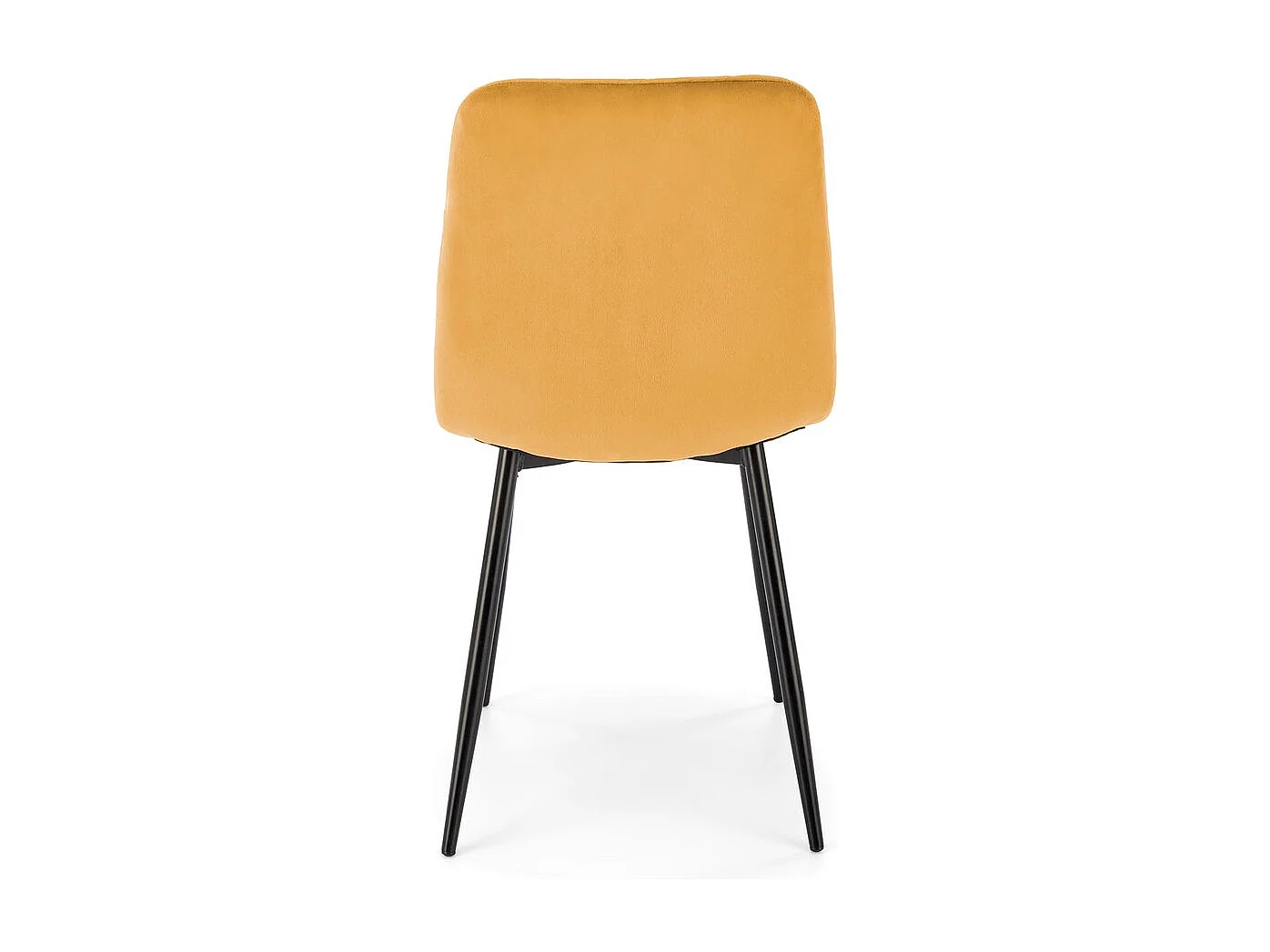 Krzesło tapicerowane K525 VELVET musztardowe