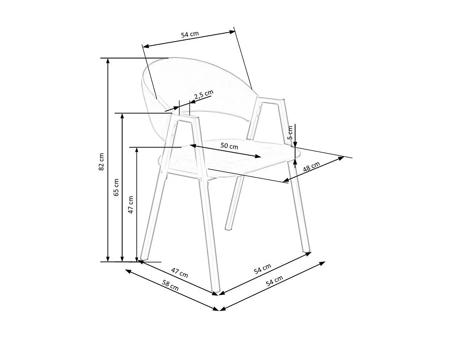 Stuhl K473/Samtsoff/Grün