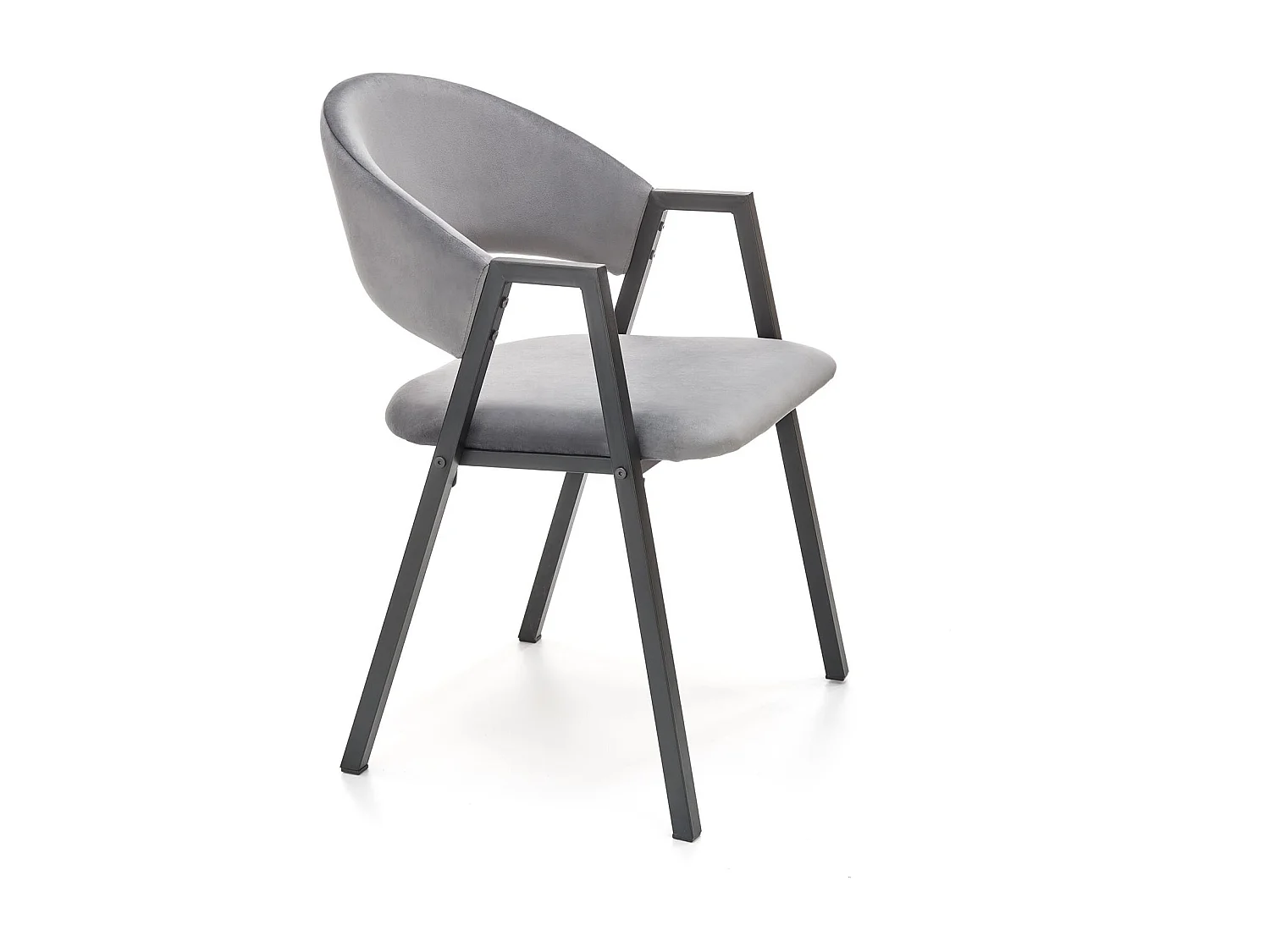 Chaise en acier 54x82 cm