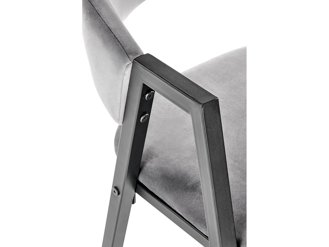 Chaise en acier 54x82 cm