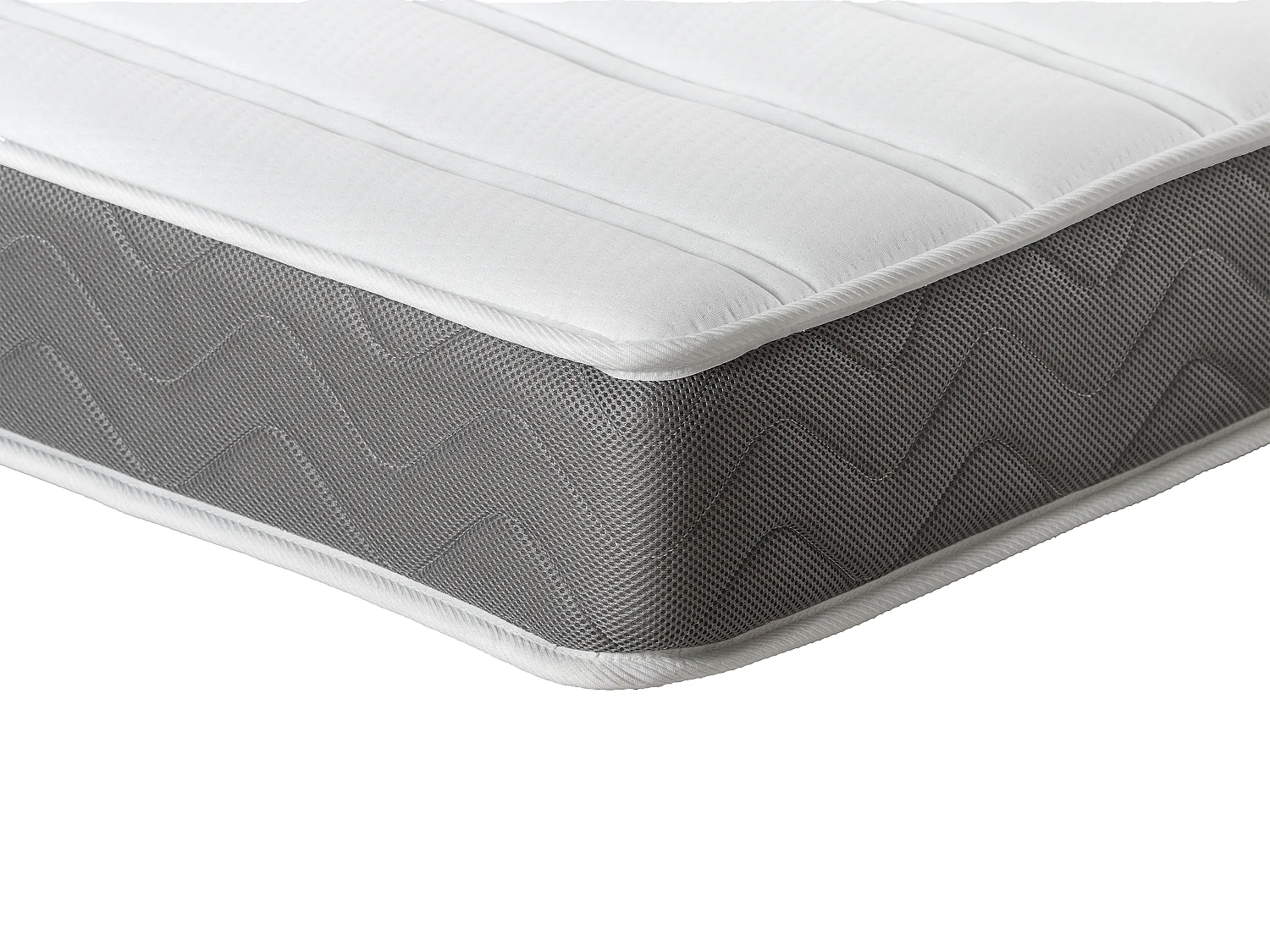 Set 140x200cm rete vano Bianco + mater. memory foam HD e Tessuto 3D traspirante sp. 18cm  - HEAVEN di YSMÉE