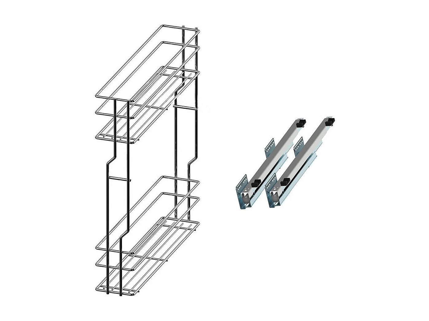 WINKELKÜCHE Bari weiß - schwarz / reinweiß matt - schwarz glas 15-teilig