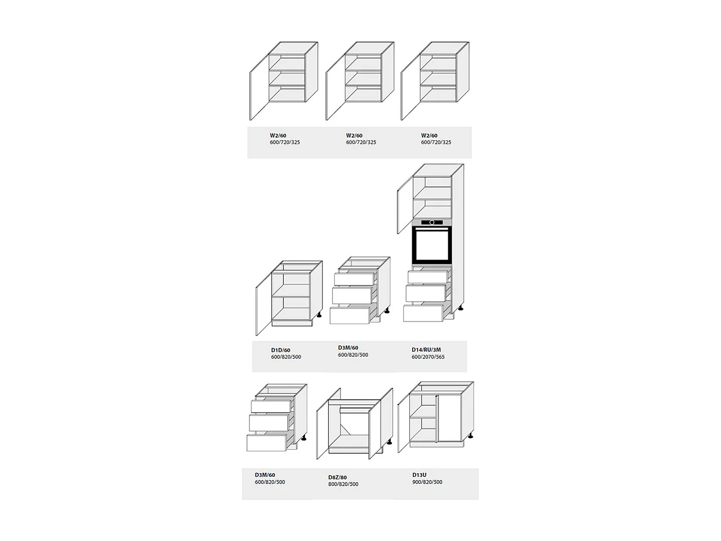 WINKELKÜCHE Brerra grau / verkehrsweiß-seidengrau hochglanz 9-teilig