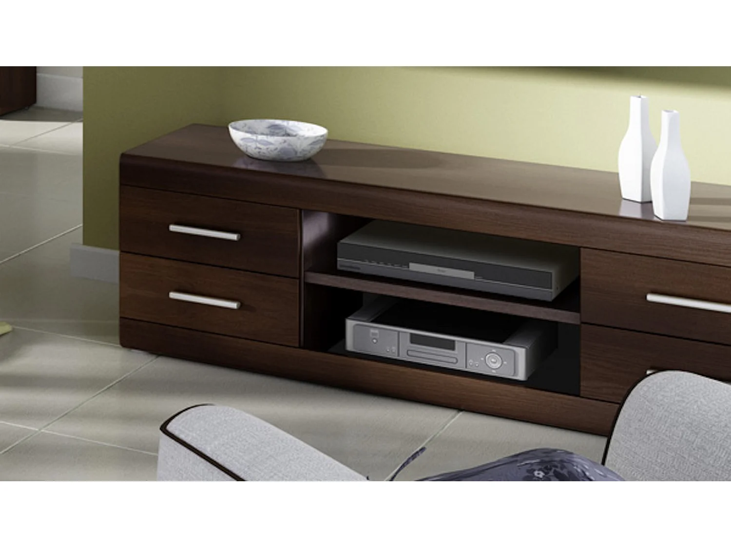 LOWBOARD Imperial nussbaum imperial 140 cm / 45 cm / 44 cm