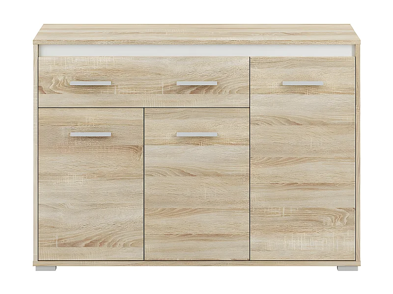 KOMMODE Avo Sonoma Eiche, Absetzung austauschbar 120 / 34 / 85cm