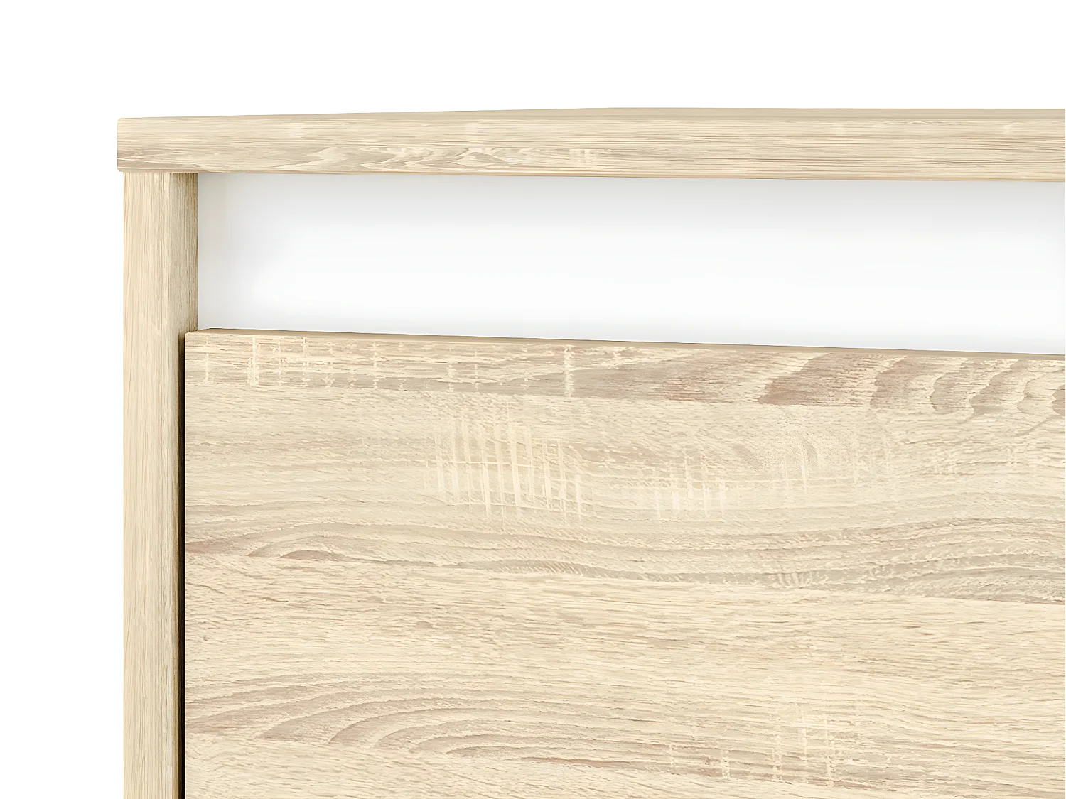 KOMMODE Avo Sonoma Eiche, Absetzung austauschbar 120 / 34 / 85cm