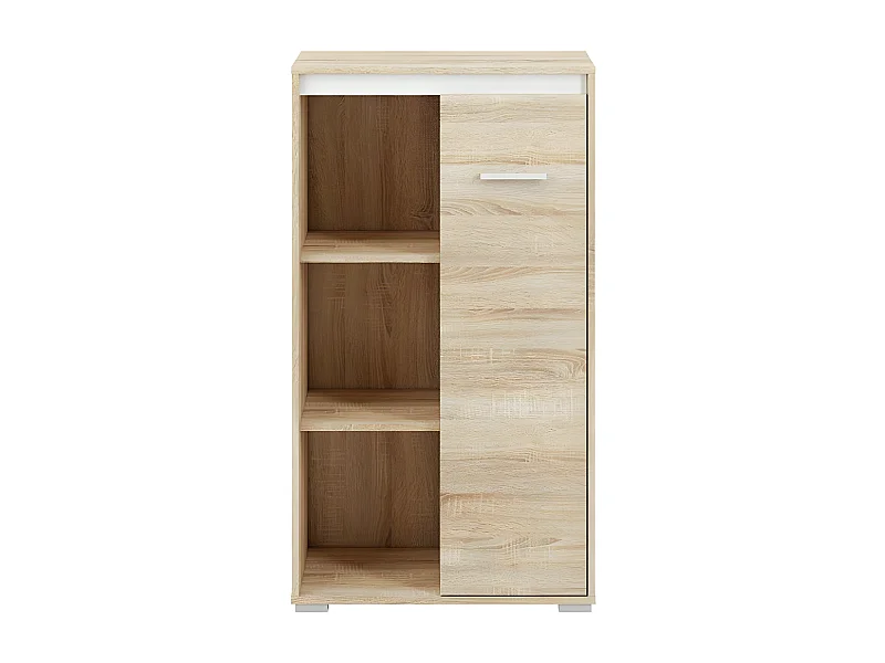HIGHBOARD Avo Sonoma Eiche, Absetzung austauschbar 69 / 34 / 123cm