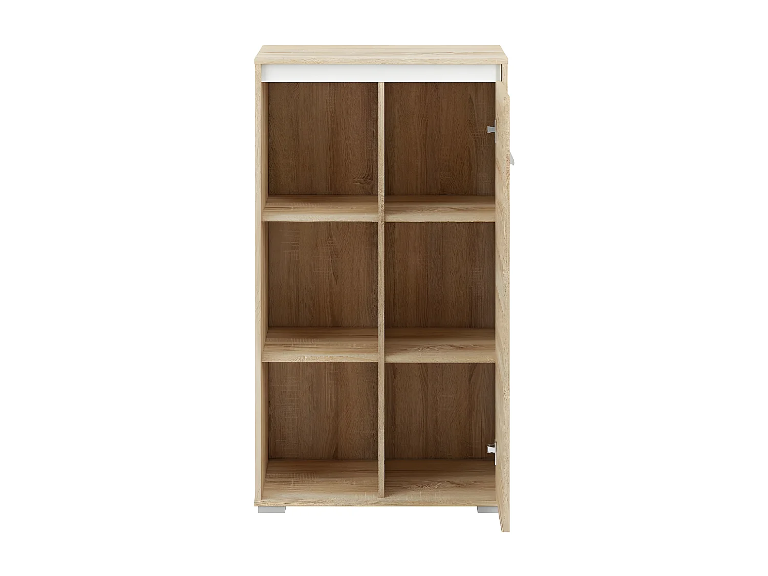 HIGHBOARD Avo Sonoma Eiche, Absetzung austauschbar 69 / 34 / 123cm