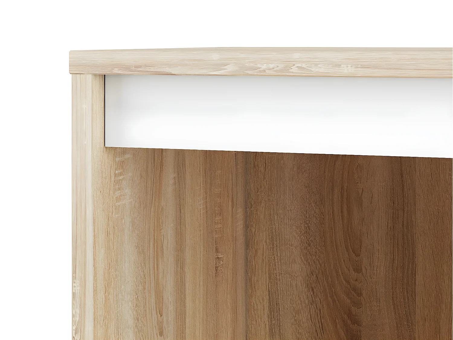 HIGHBOARD Avo Sonoma Eiche, Absetzung austauschbar 69 / 34 / 123cm