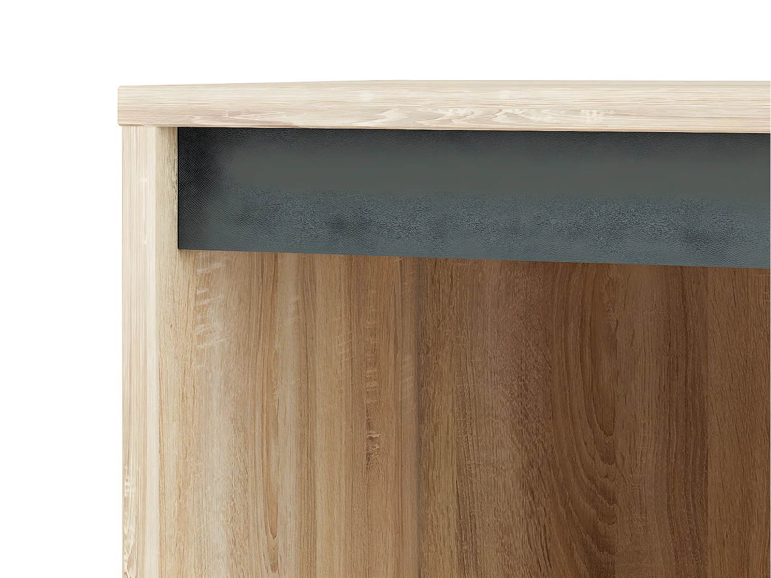 HIGHBOARD Avo Sonoma Eiche, Absetzung austauschbar 69 / 34 / 123cm