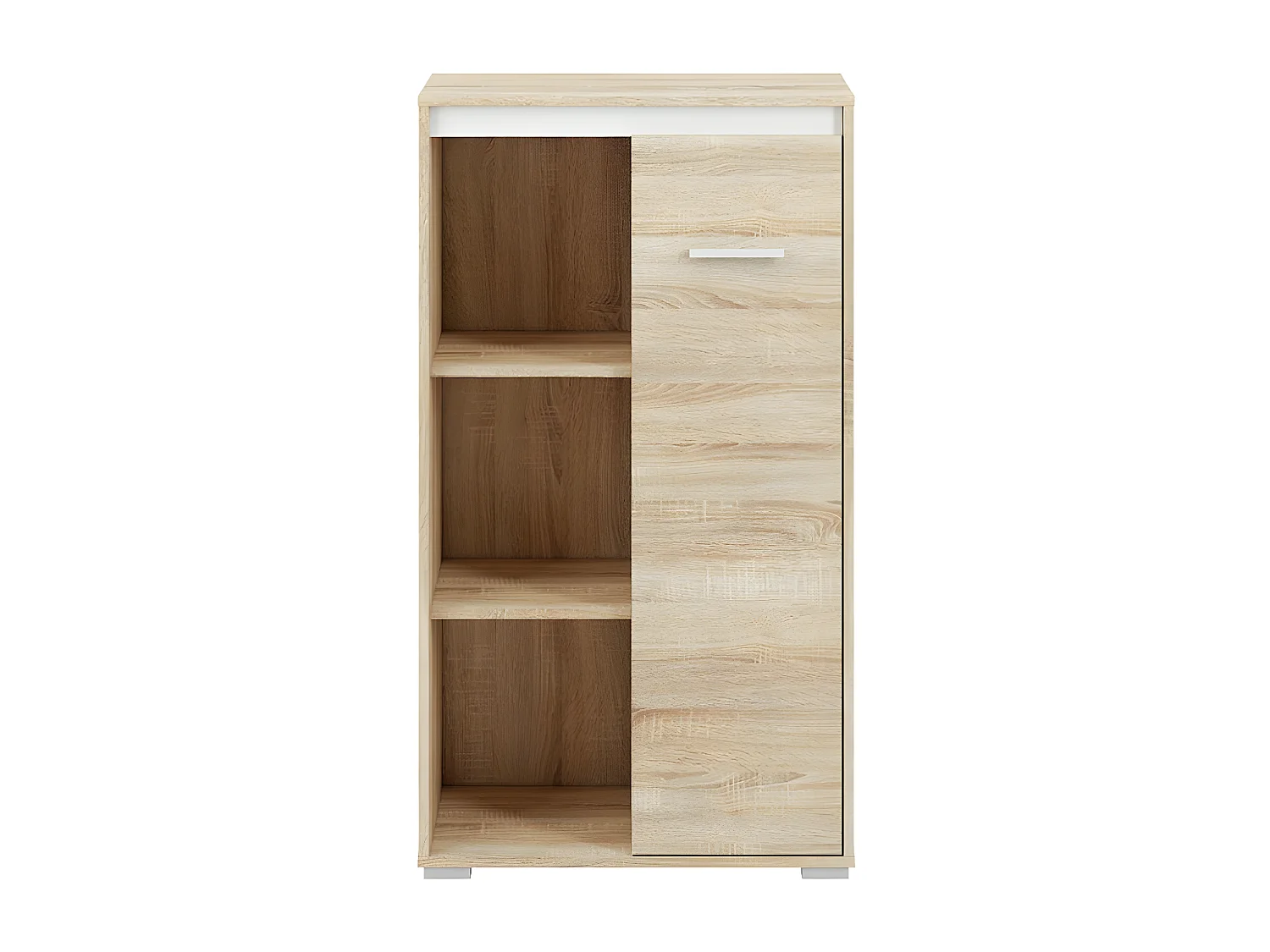 HIGHBOARD Avo Sonoma Eiche, Absetzung austauschbar 69 / 34 / 123cm