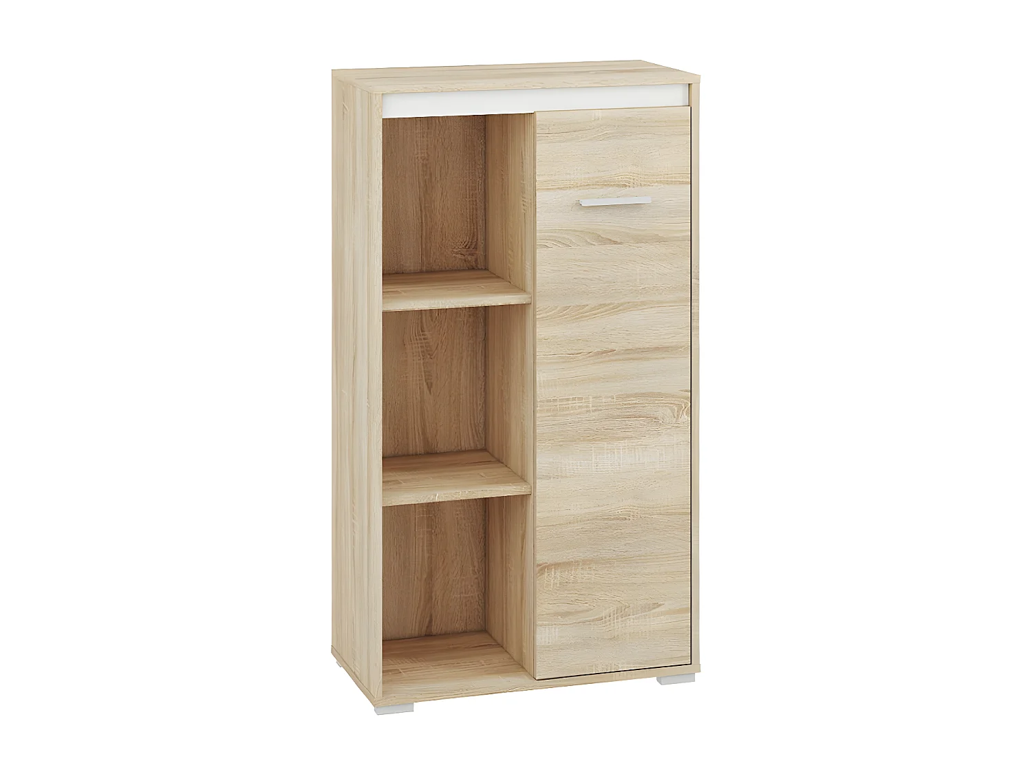 HIGHBOARD Avo Sonoma Eiche, Absetzung austauschbar 69 / 34 / 123cm