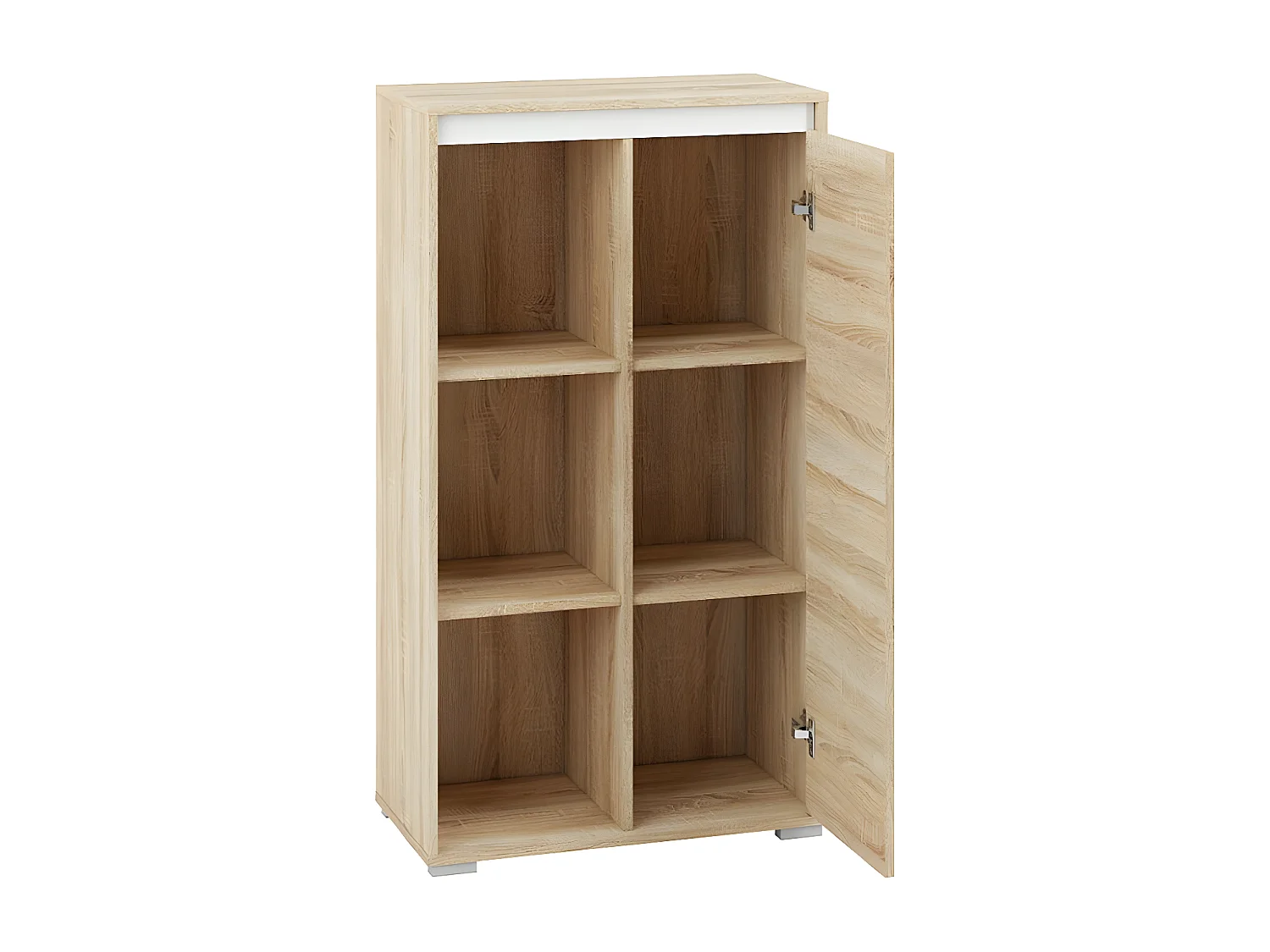 HIGHBOARD Avo Sonoma Eiche, Absetzung austauschbar 69 / 34 / 123cm