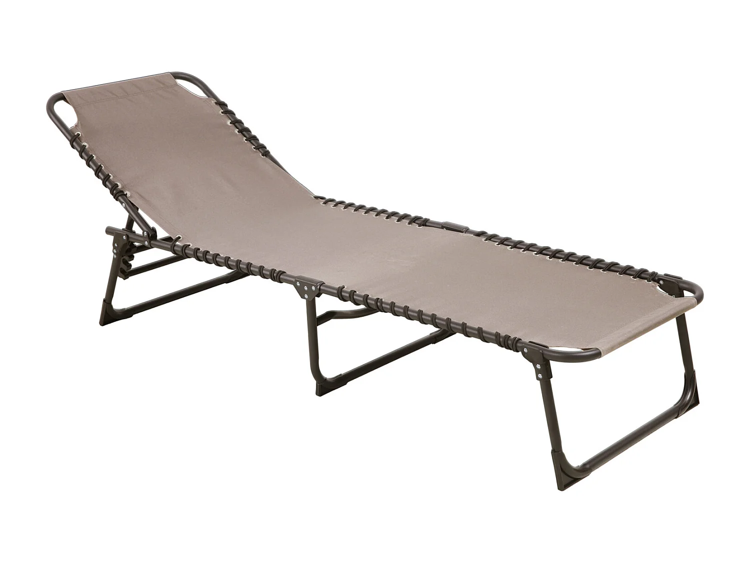 Set de 2 chaises longues de jardin pliable