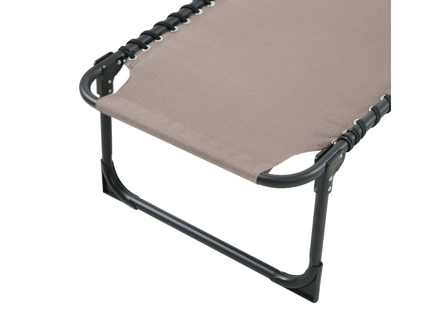 Set de 2 chaises longues de jardin pliable