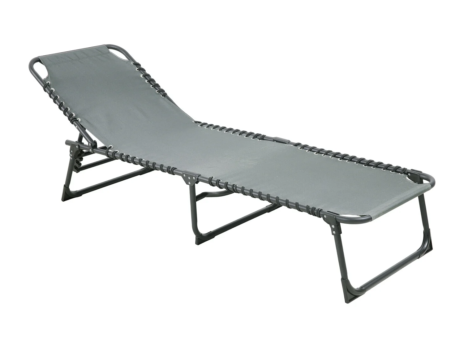 Set de 2 chaises longues de jardin pliable