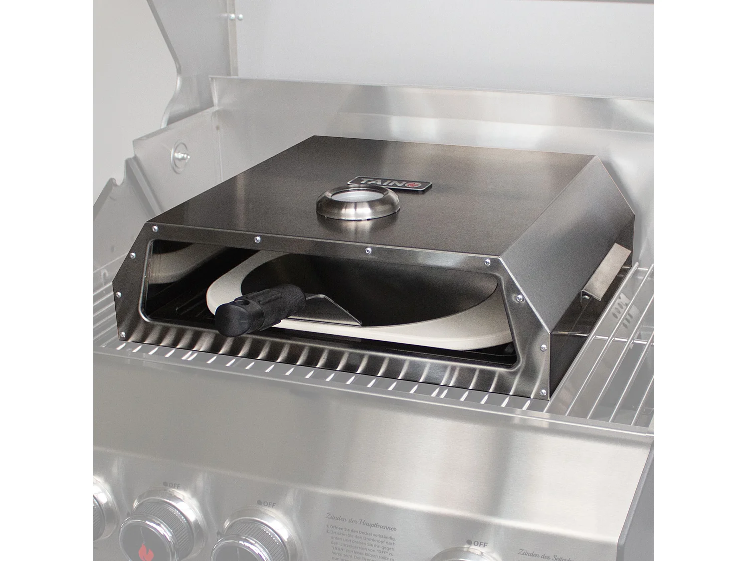 Boîte pour four à pizza pour gril à gaz et à charbon