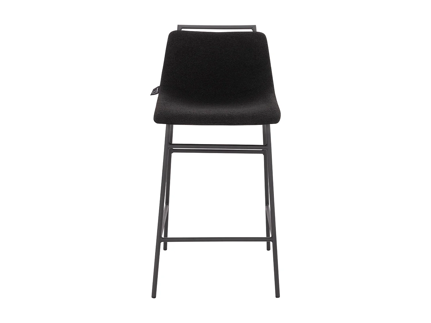 Lot de 2 tabourets de bar avec dossier Repose-pieds Boucle