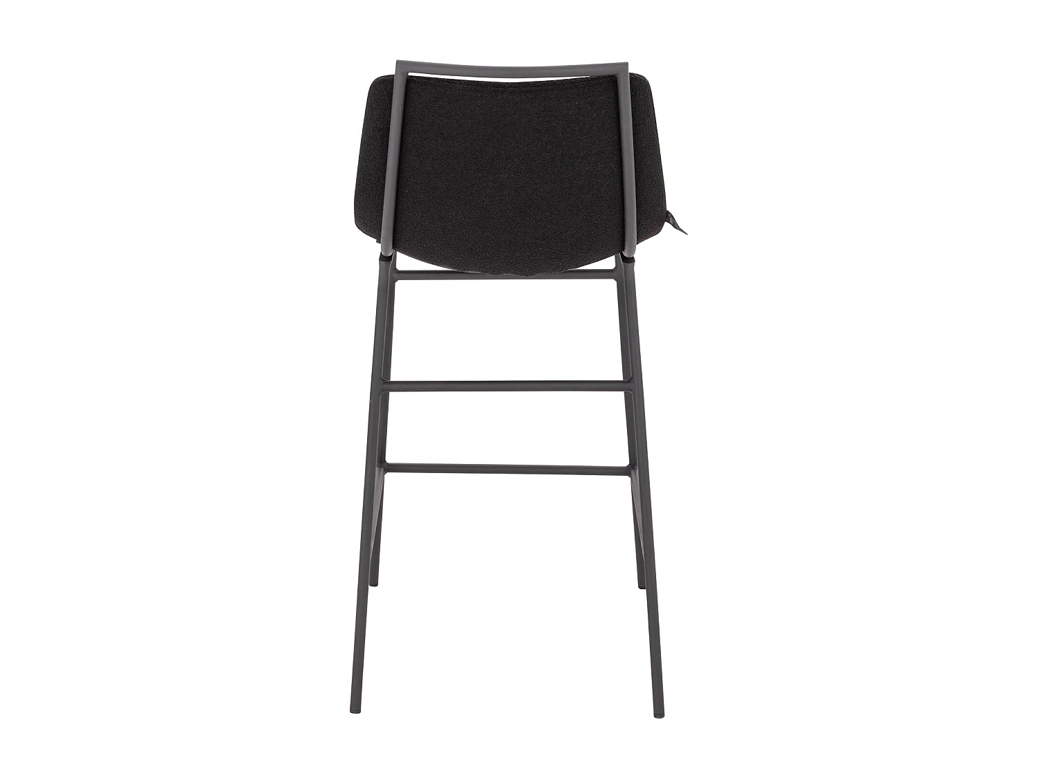 Lot de 2 tabourets de bar avec dossier Repose-pieds Boucle