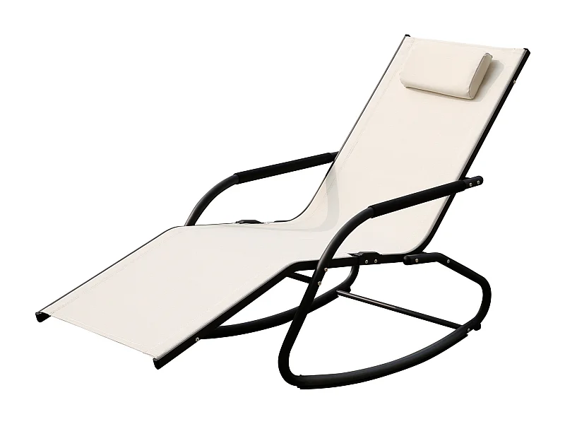 Chaise longue à bascule