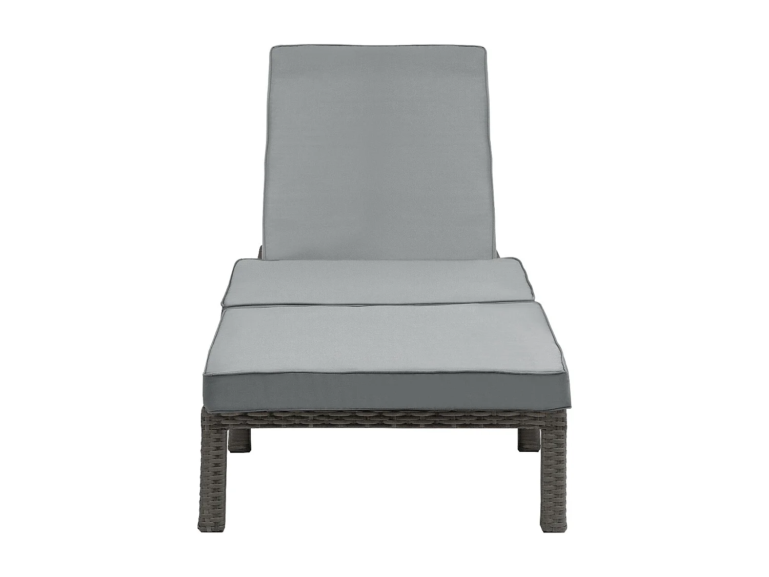 Set de 2 chaises longues de jardin