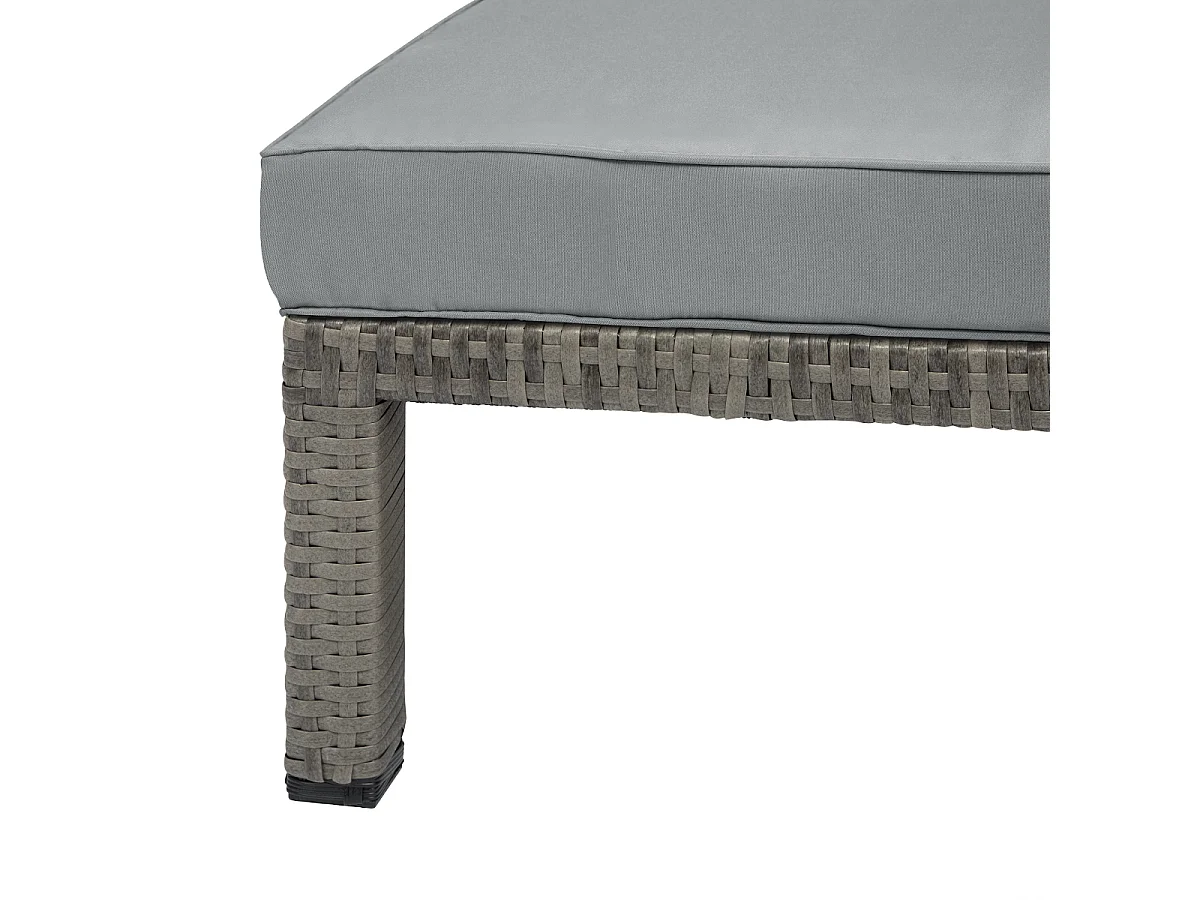 Set de 2 chaises longues de jardin