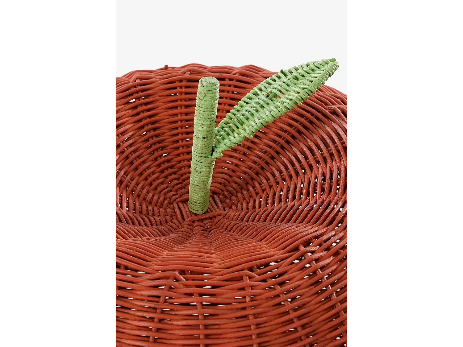 Opbergmand set van rotan - 30 x 30 x 48 - Rood -