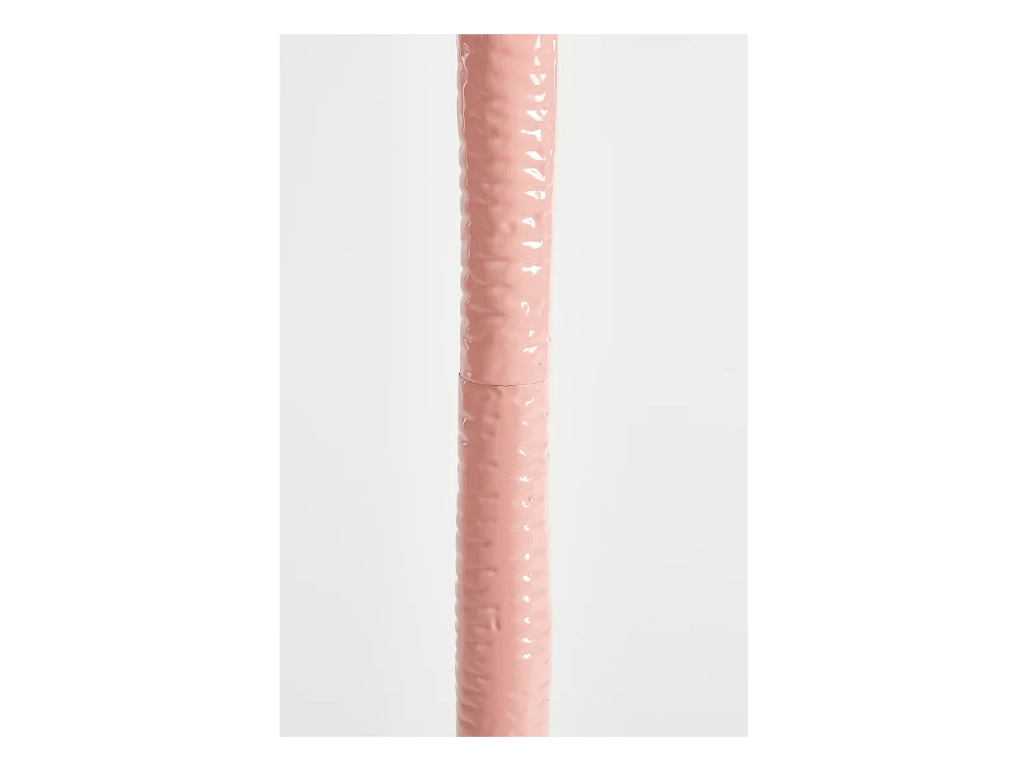 Table d'appoint en aluminium recyclé - 24 x 24 x 68 - Rose clair - COLIN