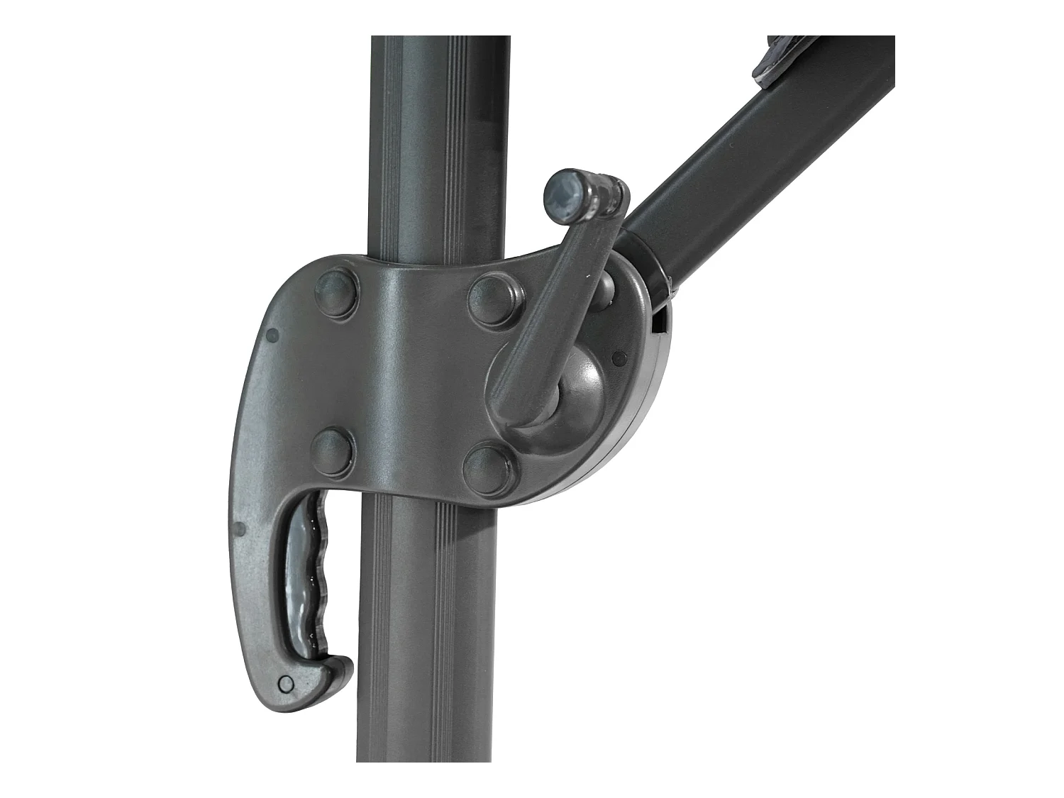 Parasol alu pivotant