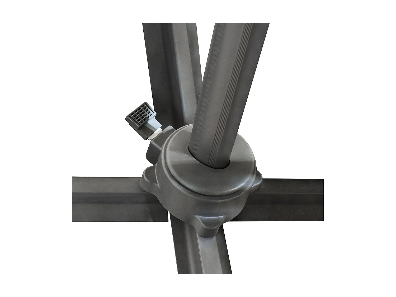 Parasol alu pivotant