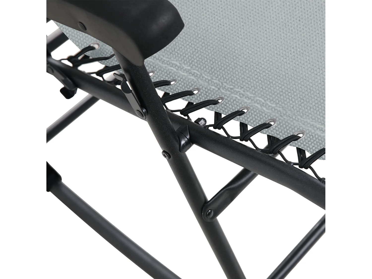 Fauteuil à bascule pliable avec appuie-tête