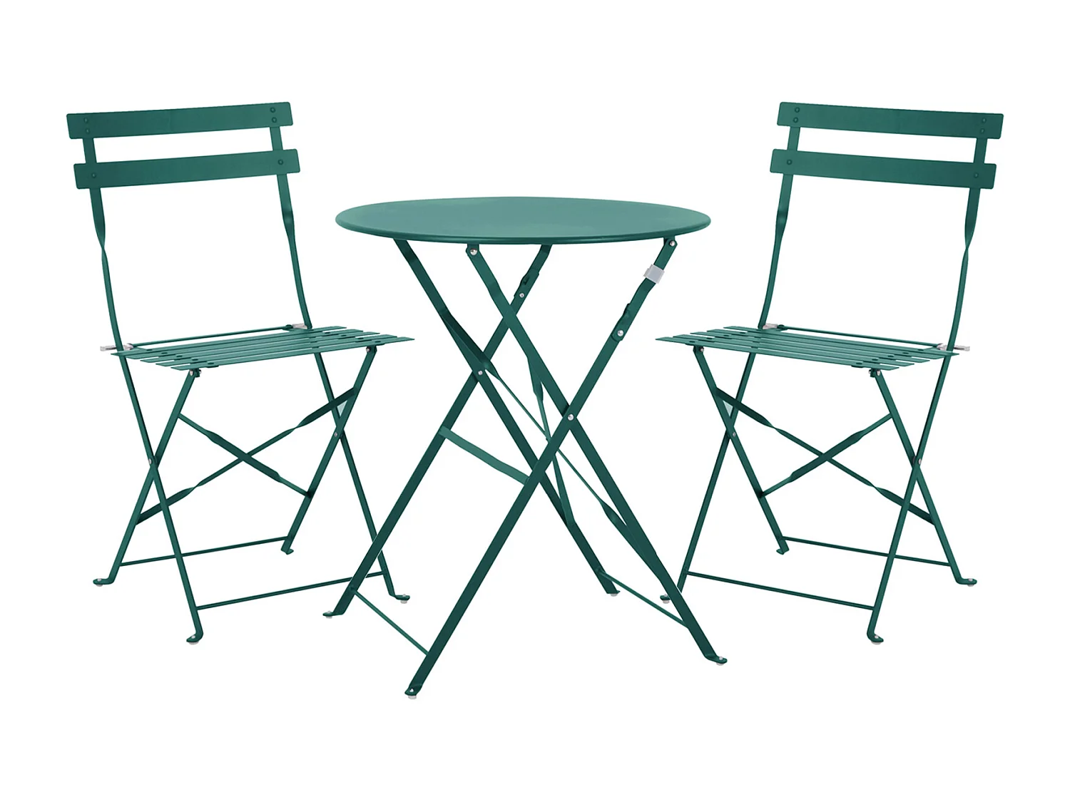 Meubles de balcon Chaise Table Métal pliants