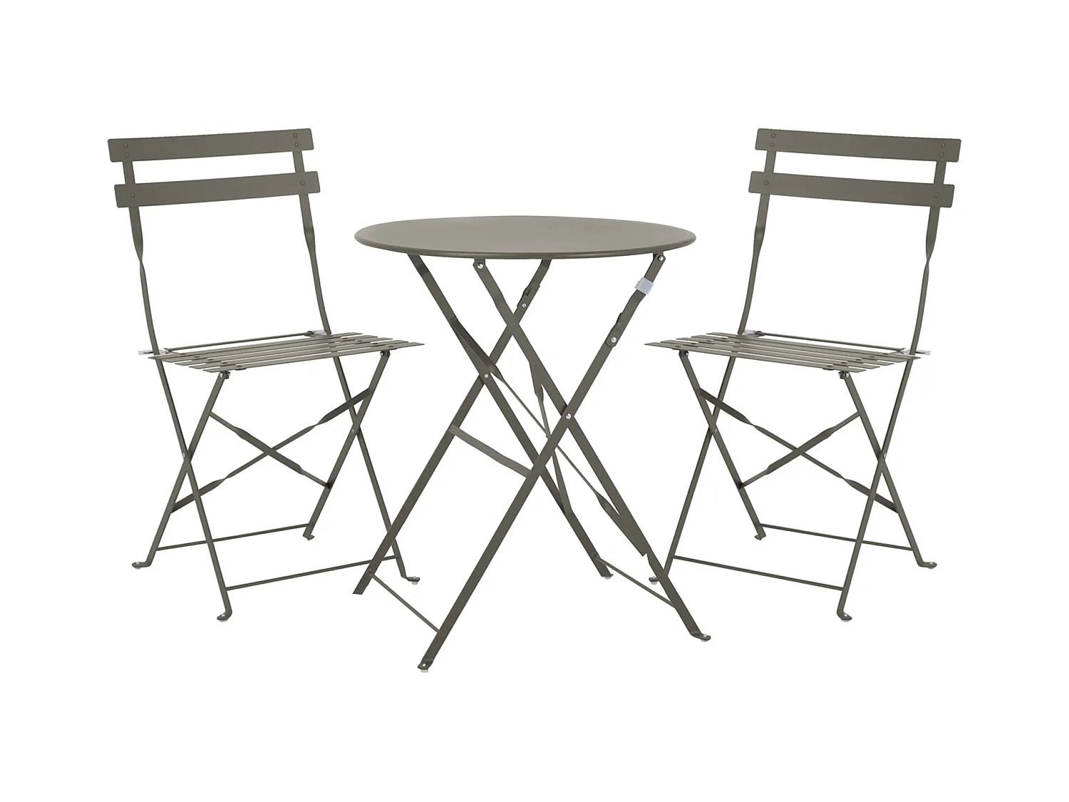 Meubles de balcon Chaise Table Métal pliants