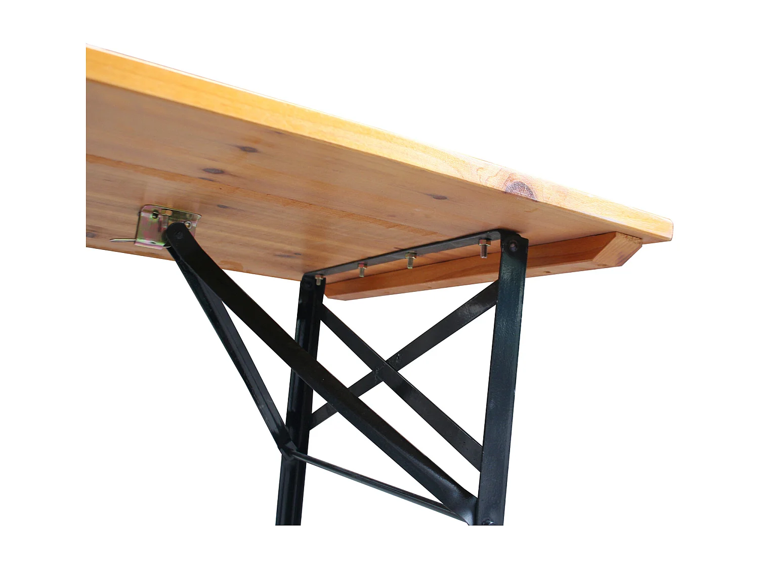 Garniture de brasserie pliante 3 pièces en bois