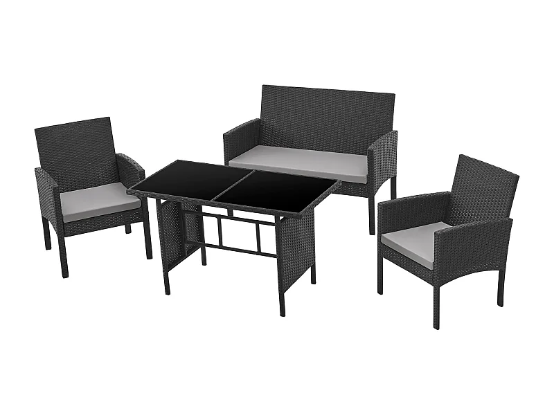 Ensemble de meubles de jardin en rotin