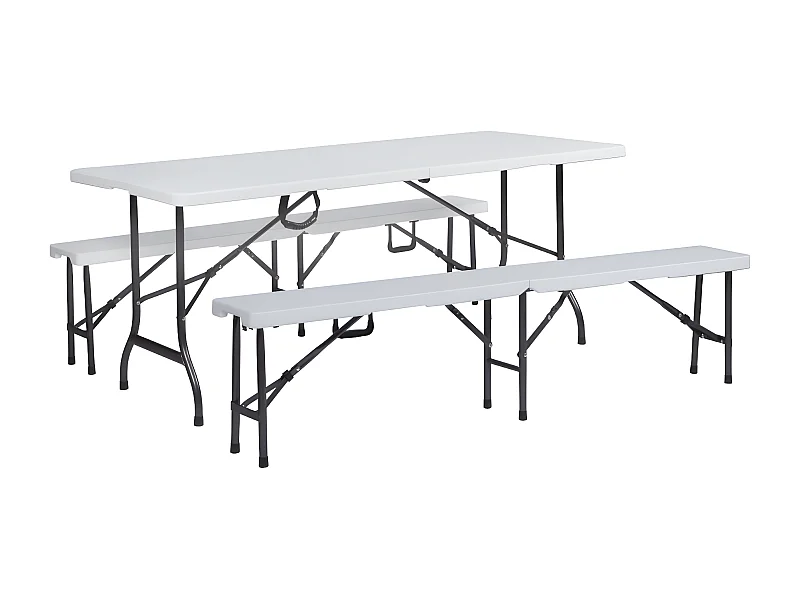 Set table camping pliable banc 180cm