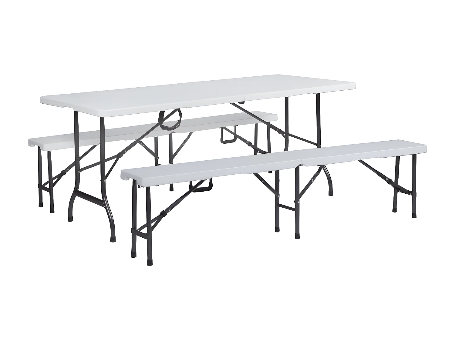 Set table camping pliable banc 180cm
