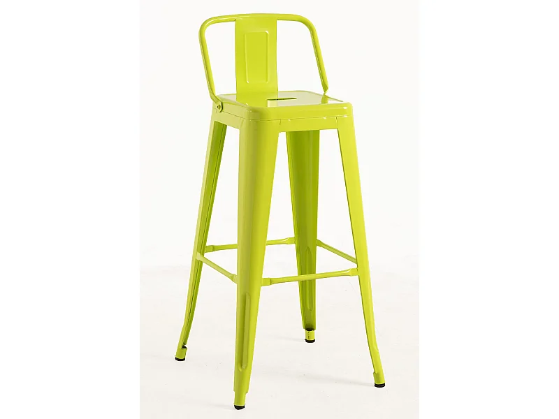 Lote de 2 Taburetes Torix Respaldo - Verde Flora